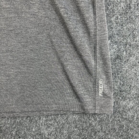 Eddie Bauer Polo Shirt Men XL Gray Short Sleeve Button Neck - Picture 2 of 7